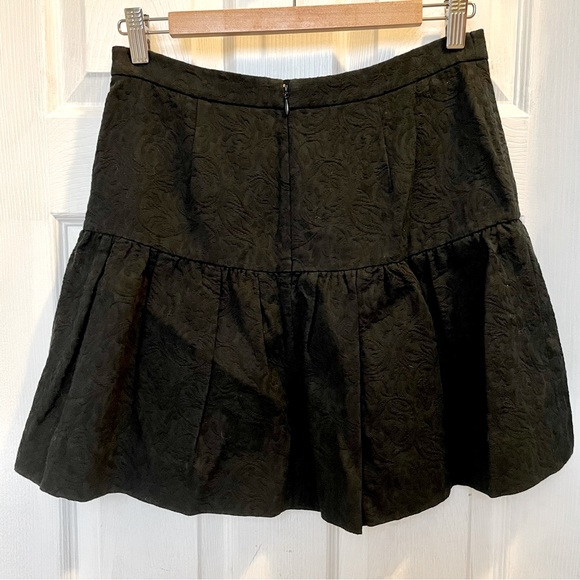 J.Crew Black Brocade Skirt - Picture 2 of 4